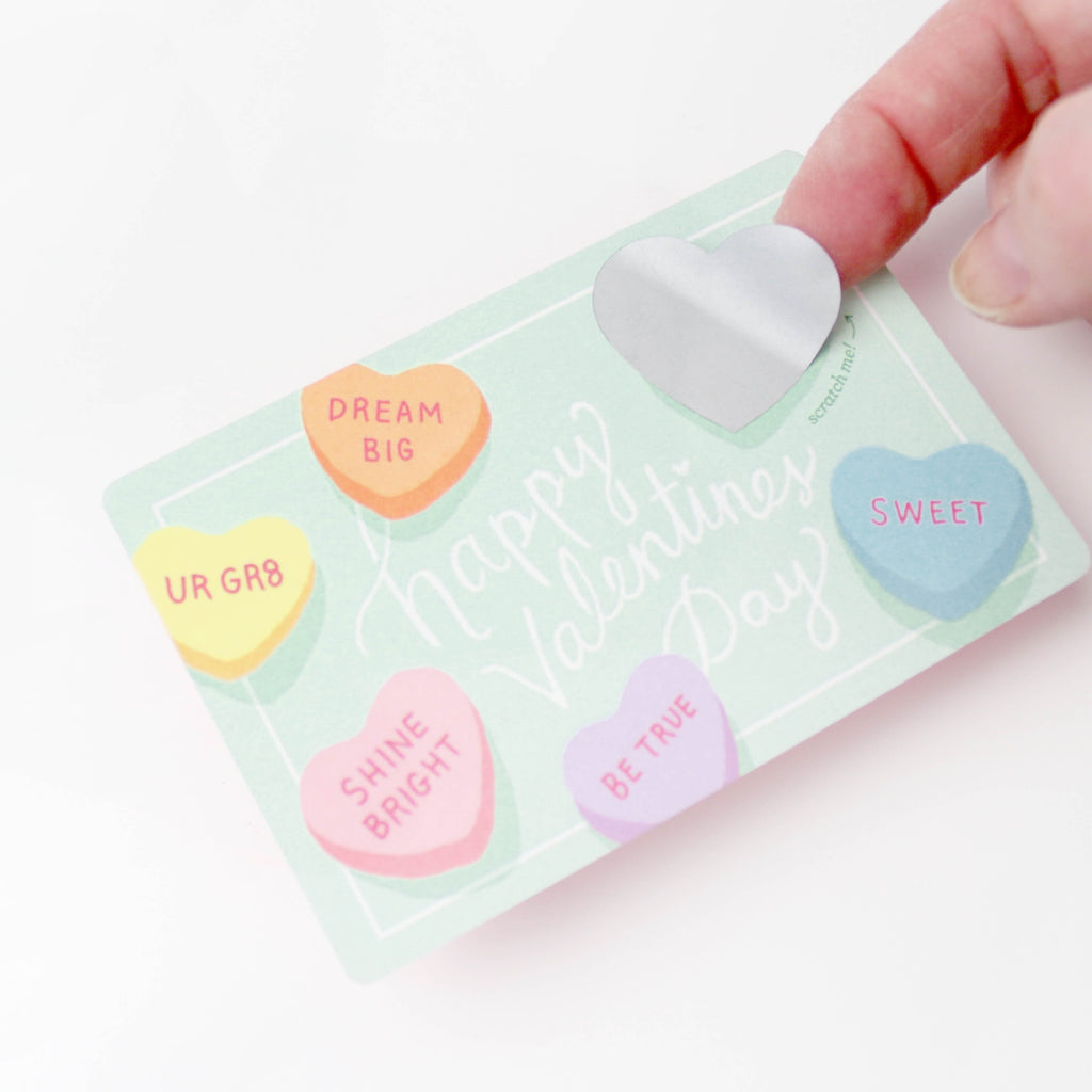 Scratch-off Sweetheart Valentines - Inklings Paperie