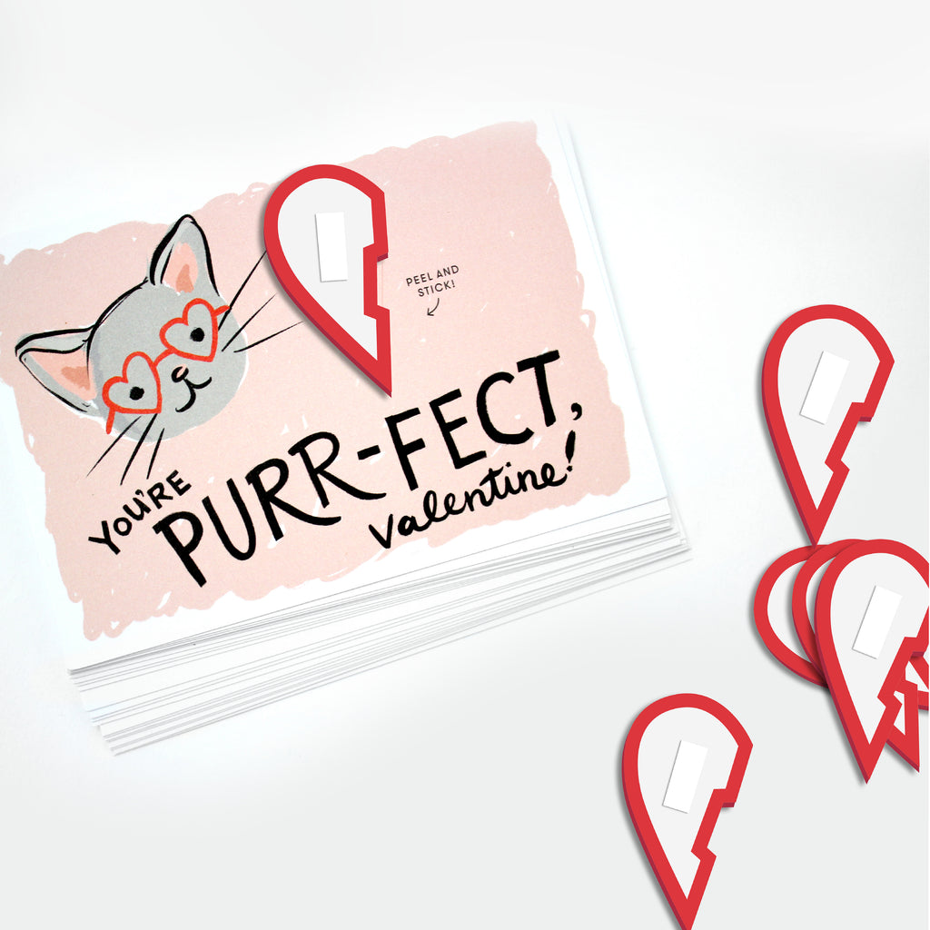 Pop-up Valentine Cards - Kitten