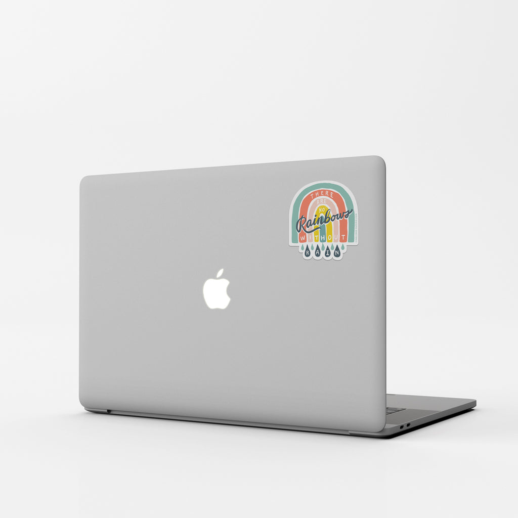 No Rainbows Vinyl Sticker - Inklings Paperie