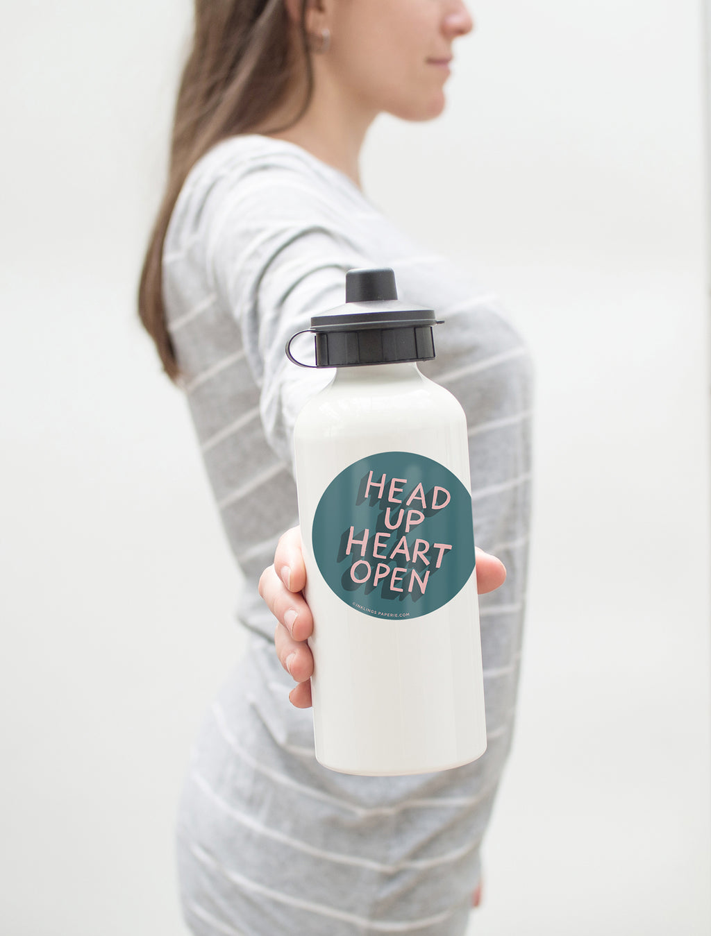 Head Up Vinyl Sticker - Inklings Paperie