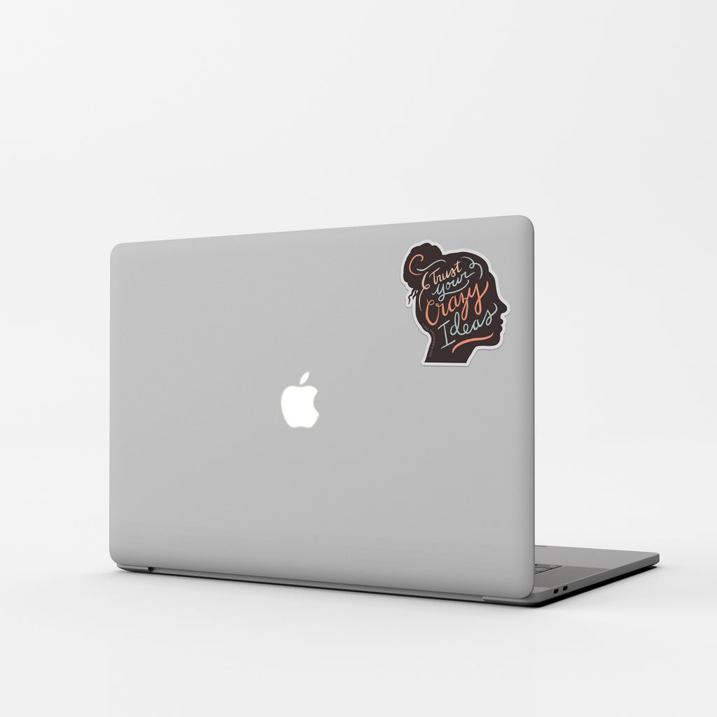 Crazy Ideas Vinyl Sticker - Inklings Paperie