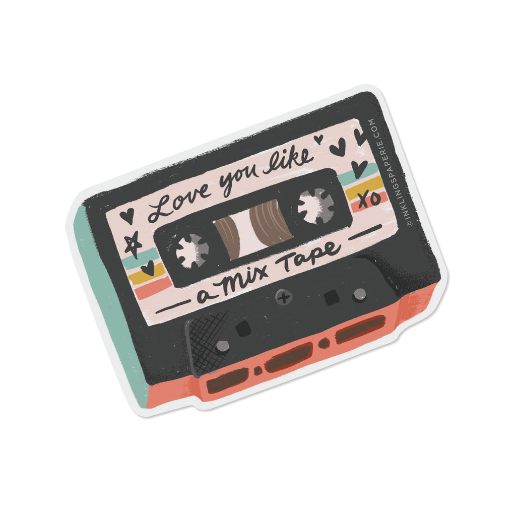 Vinyl Sticker - Mix Tape