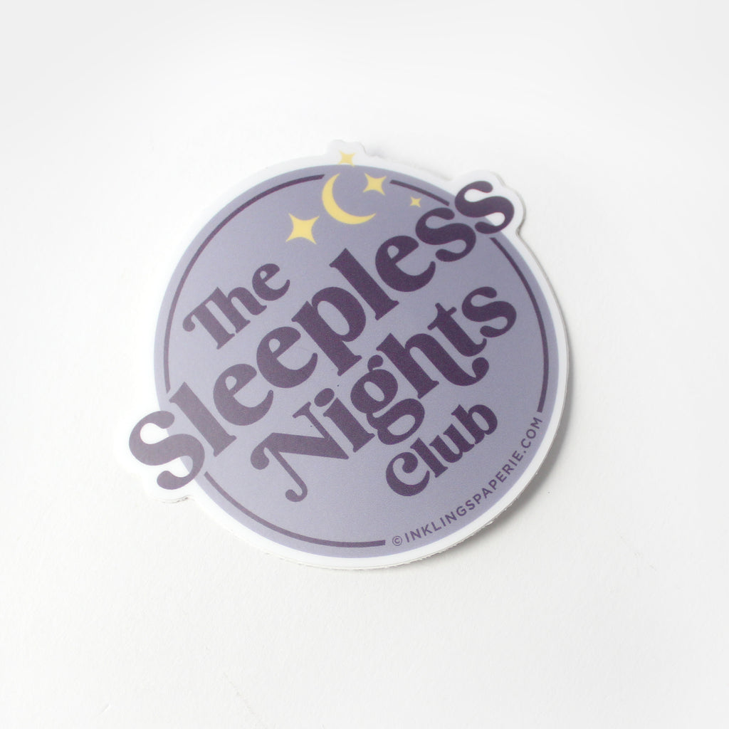 Vinyl Sticker - Sleepless Nights Club