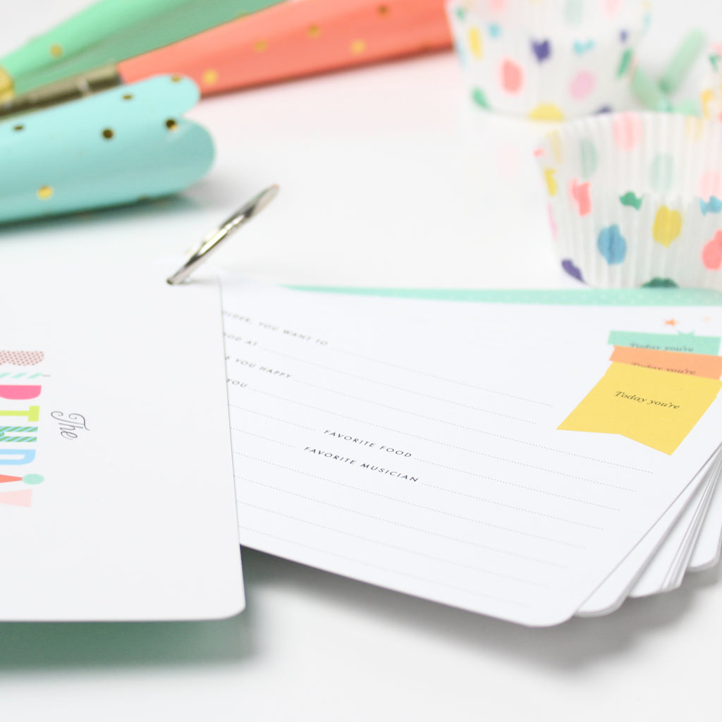 The Birthday Book - Inklings Paperie