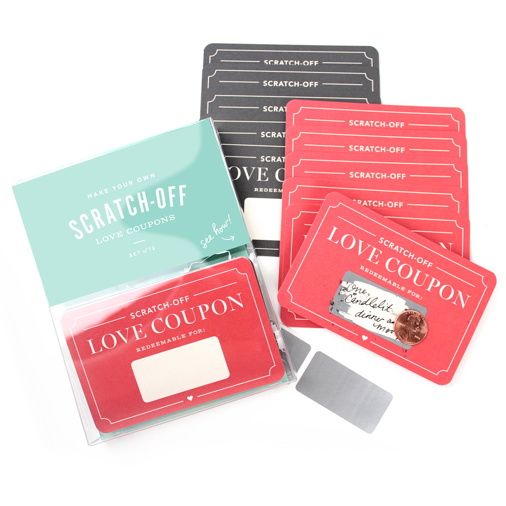 Scratch-off Love Coupons - Inklings Paperie
