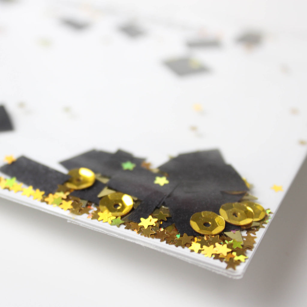 Confettigram™ - Graduate. Congratulations, Graduation, Graduation card, Confetti, Stars, Gift Card