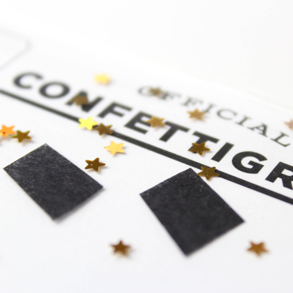 Confettigram™ - Graduate. Congratulations, Graduation, Graduation card, Confetti, Stars, Gift Card