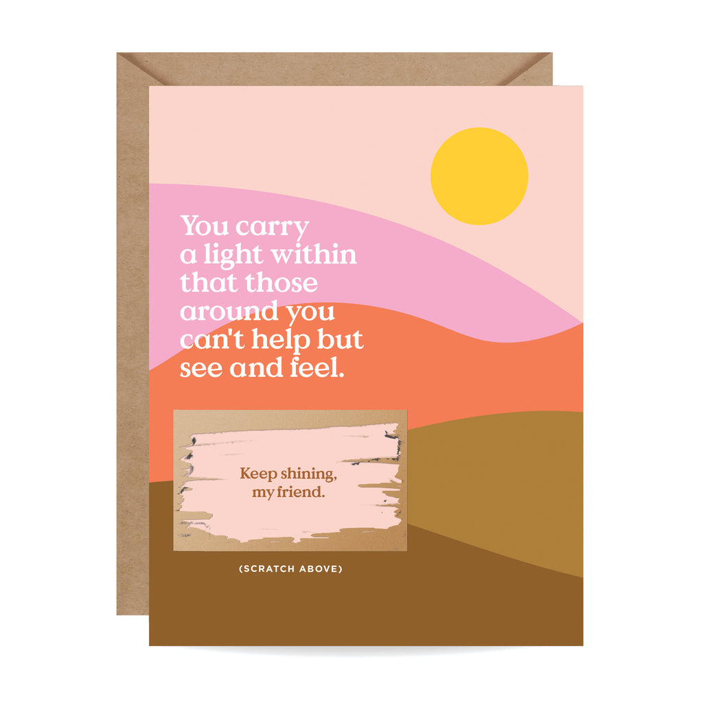 Scratch-off Card - You Carry A Light