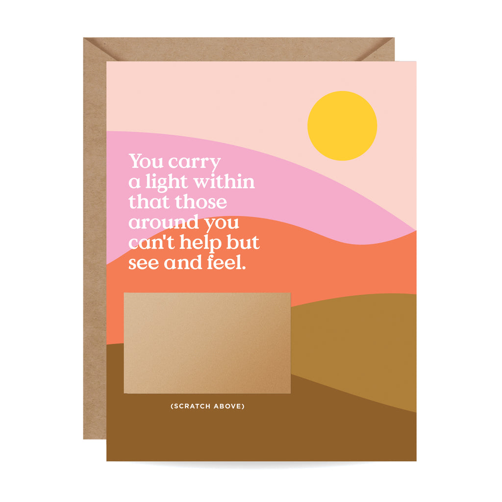 Scratch-off Card - You Carry A Light