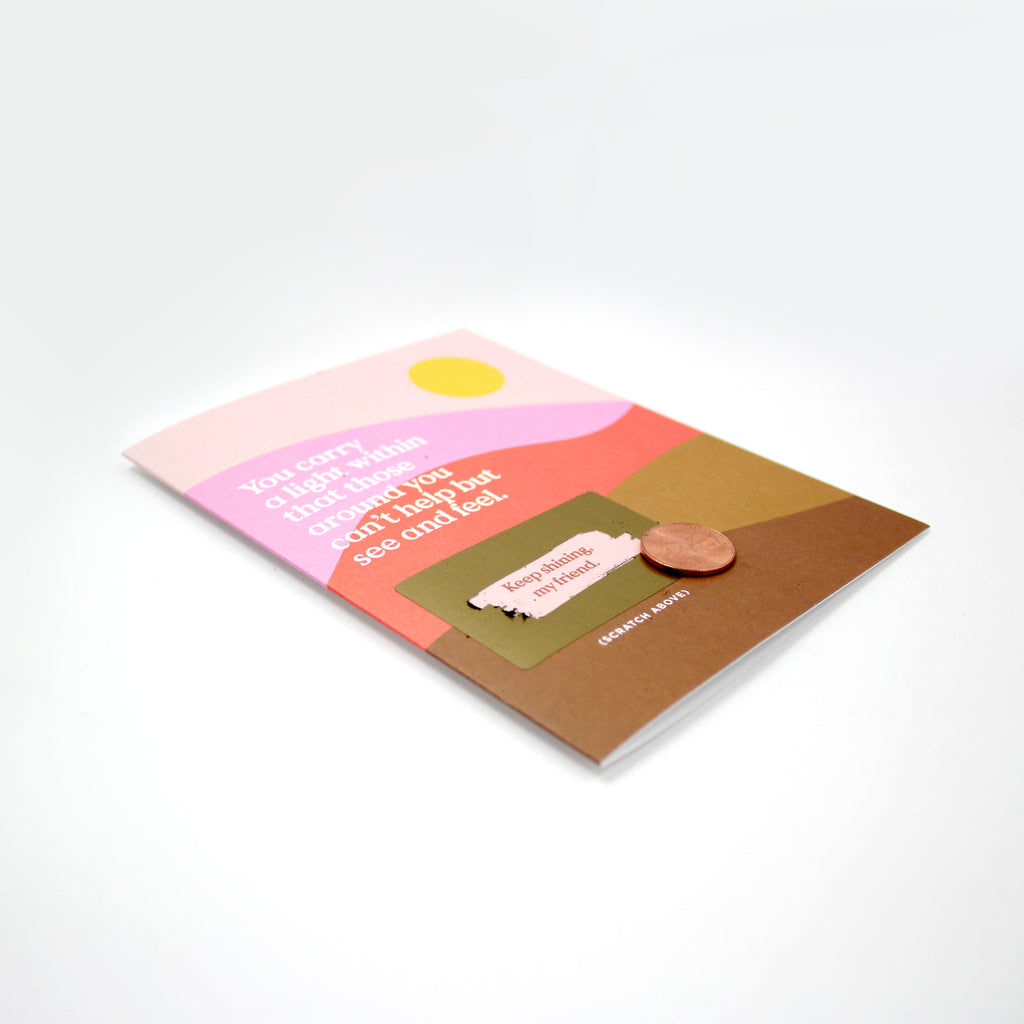 Scratch-off Card - You Carry A Light
