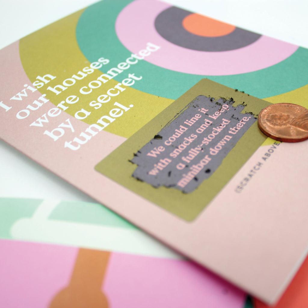 Scratch-off Card - Secret Tunnel