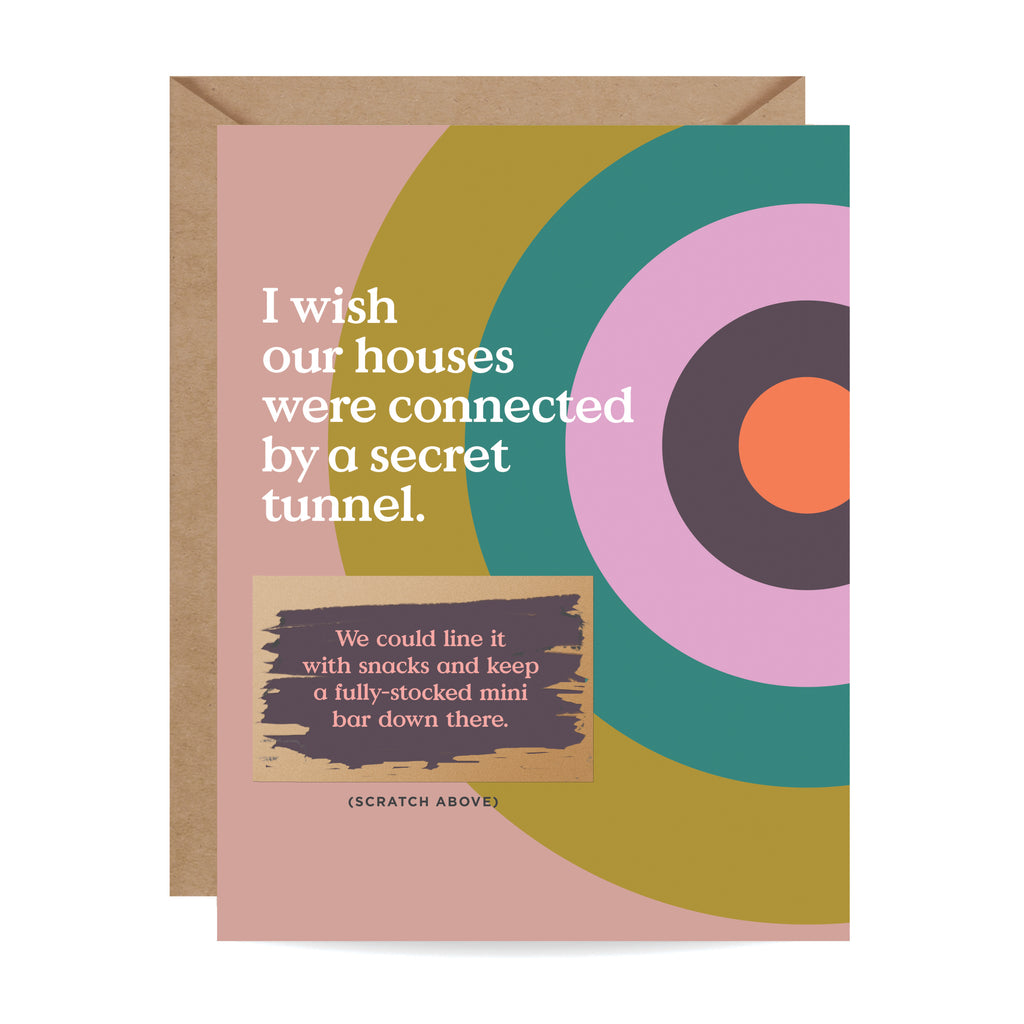 Scratch-off Card - Secret Tunnel
