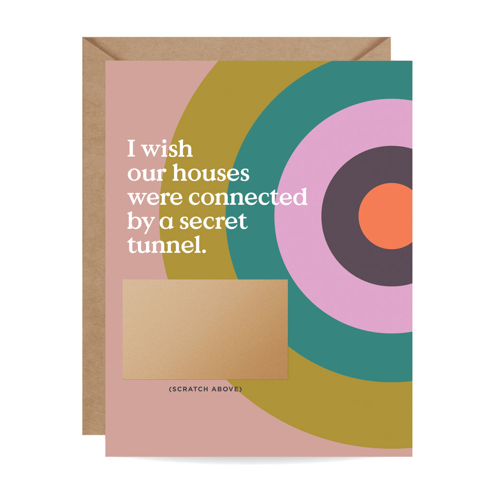 Scratch-off Card - Secret Tunnel