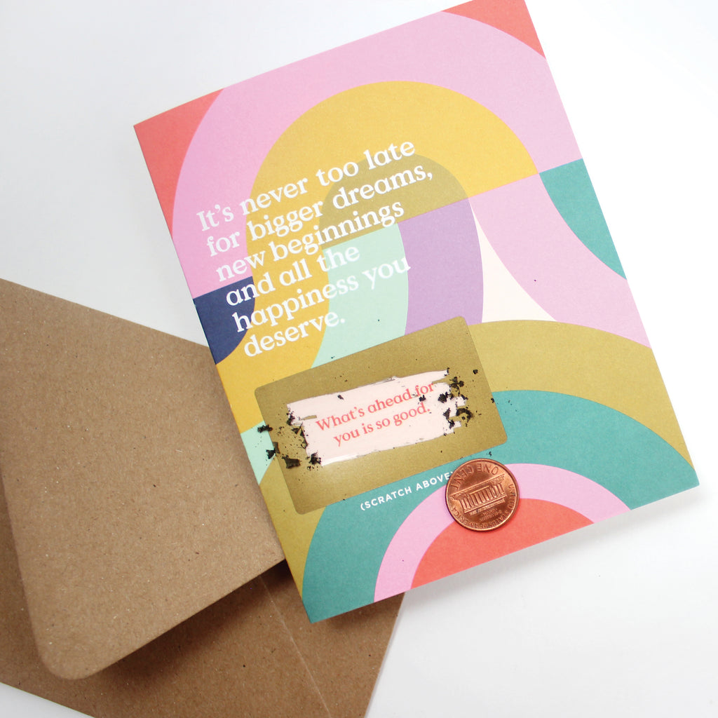Scratch-off Card - Never Too Late