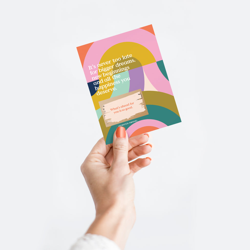Scratch-off Card - Never Too Late
