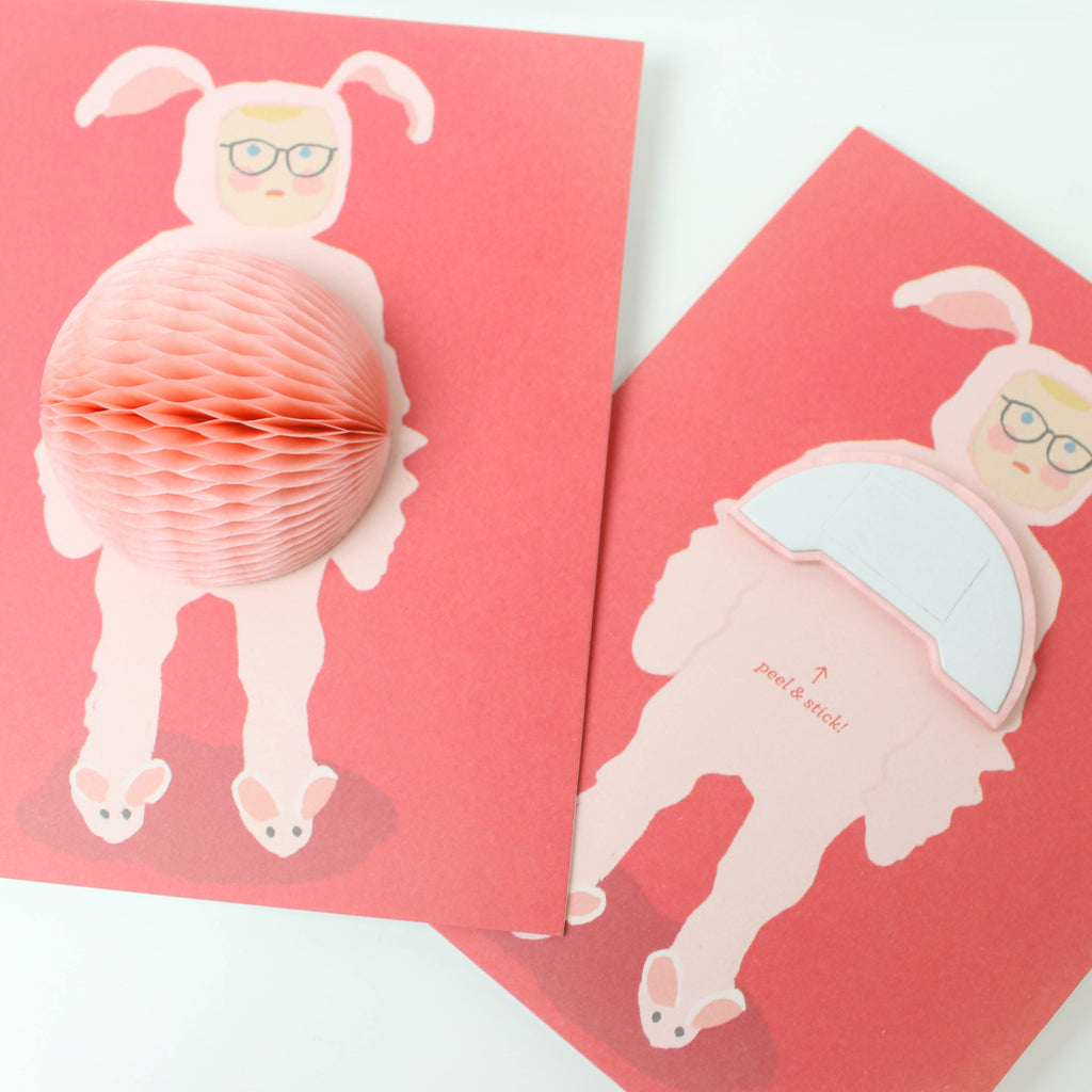 Bunny Suit Pop-up, Christmas, Holiday, Bunny, Pink. Pop Culture , Ralphie, Christmas Rabbit