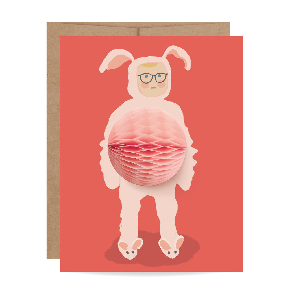 Bunny Suit Pop-up, Christmas, Holiday, Bunny, Pink. Pop Culture , Ralphie, Christmas Rabbit, Christmas Story