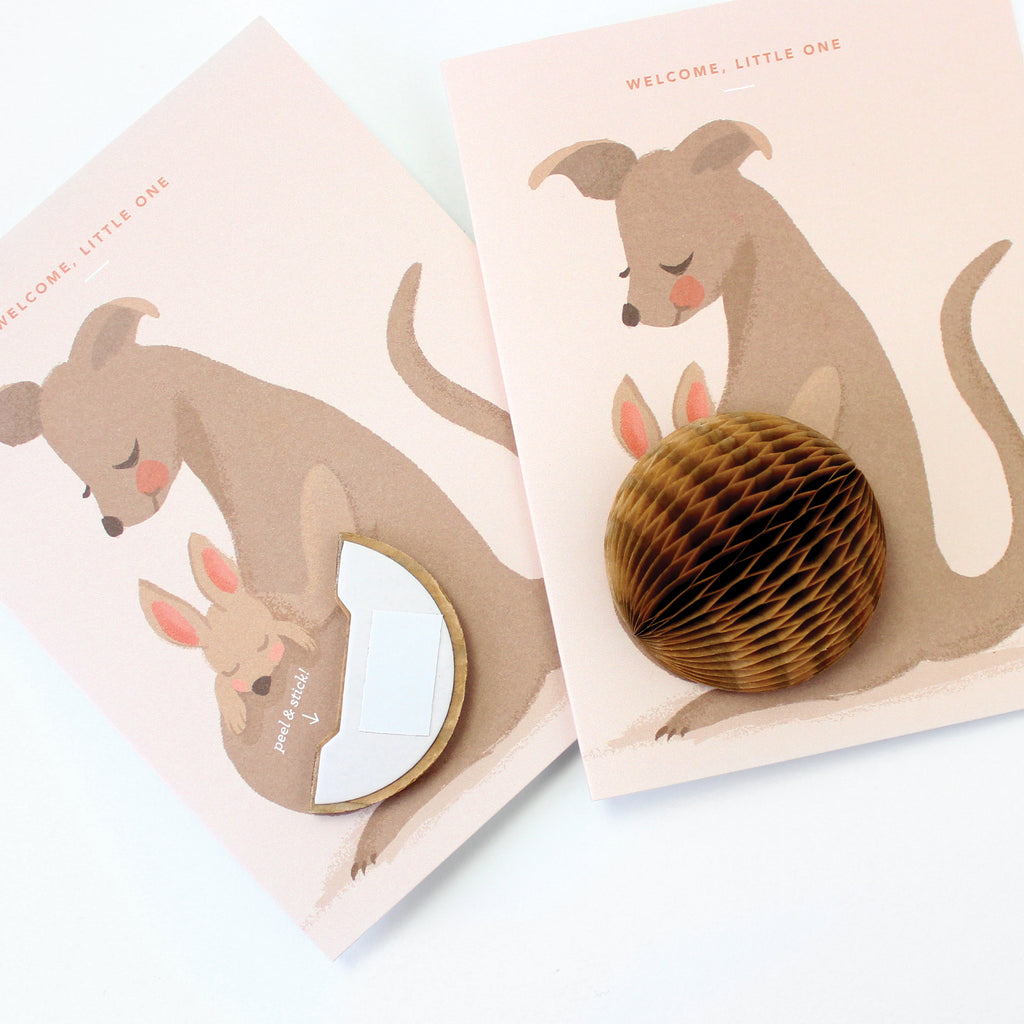 Pop-up Card - Kangaroo Baby