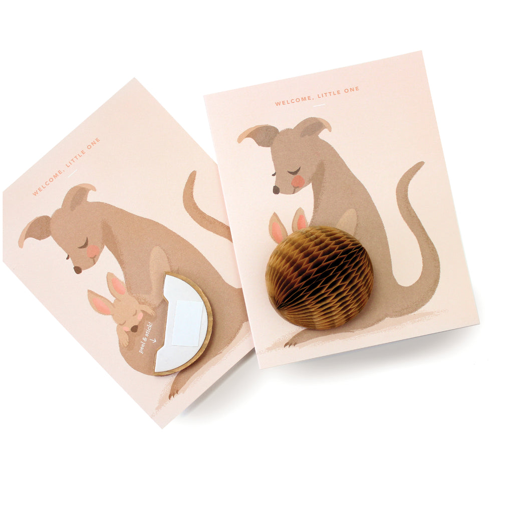Pop-up Card - Kangaroo Baby