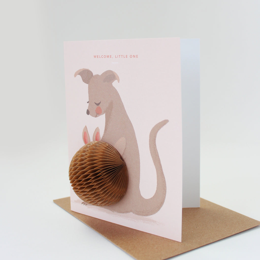 Pop-up Card - Kangaroo Baby