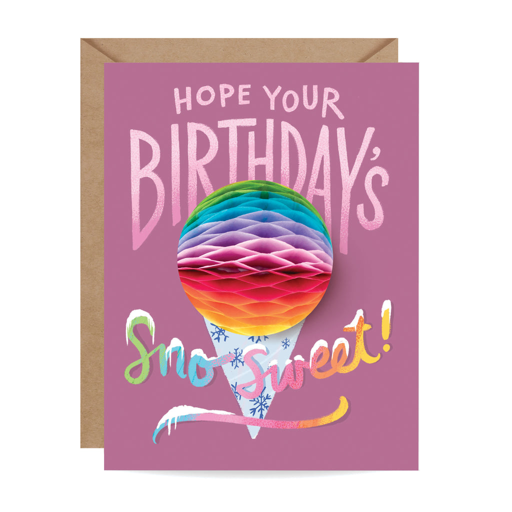 Pop-up Card - Sno Cone