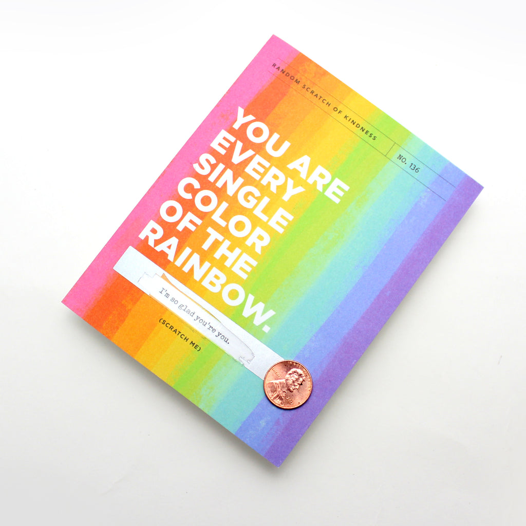 Scratch-off Card - Every Single Color