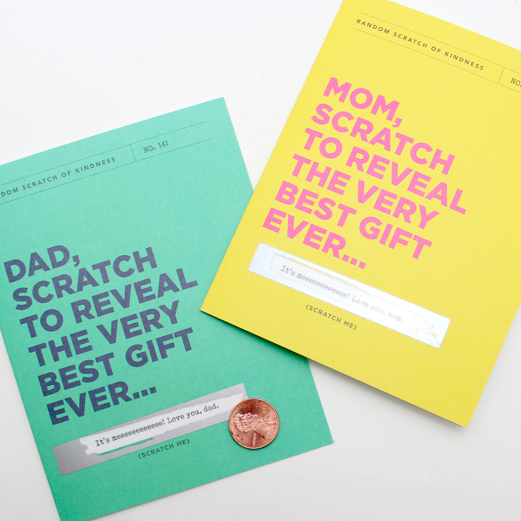 Father's Day, Dad card, Father gift, Scratch off