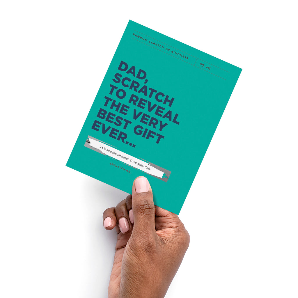 Father's Day, Dad card, Father gift, Scratch off