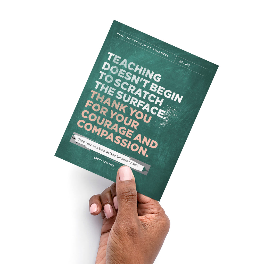 Scratch-off Card - Scratch the Surface Teacher