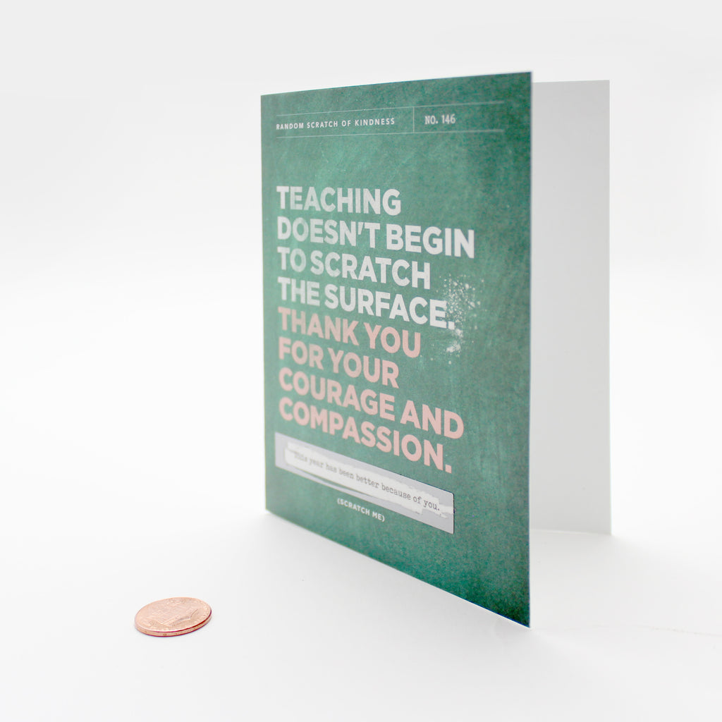 Scratch-off Card - Scratch the Surface Teacher