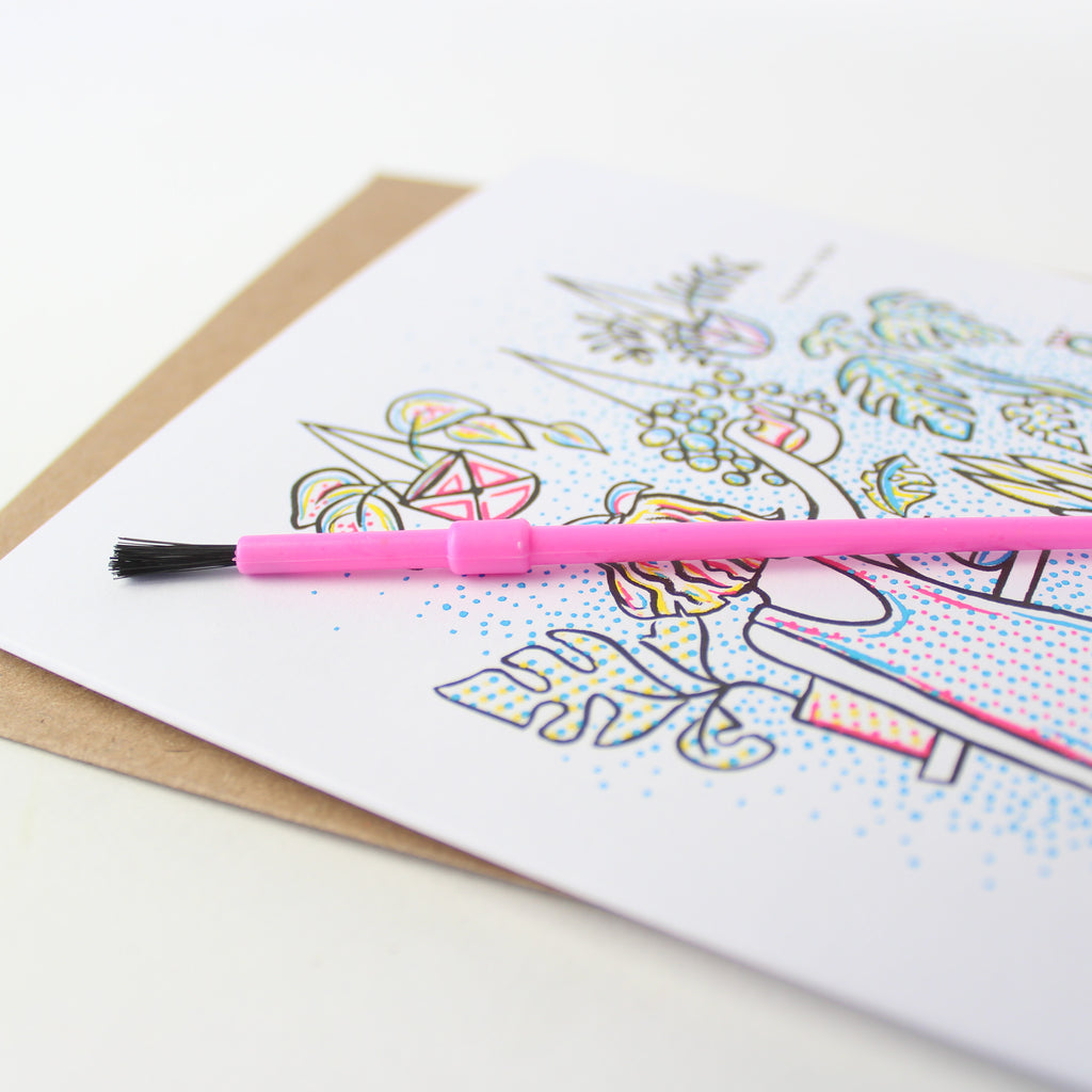 Paint With Water Card - Plant Wall