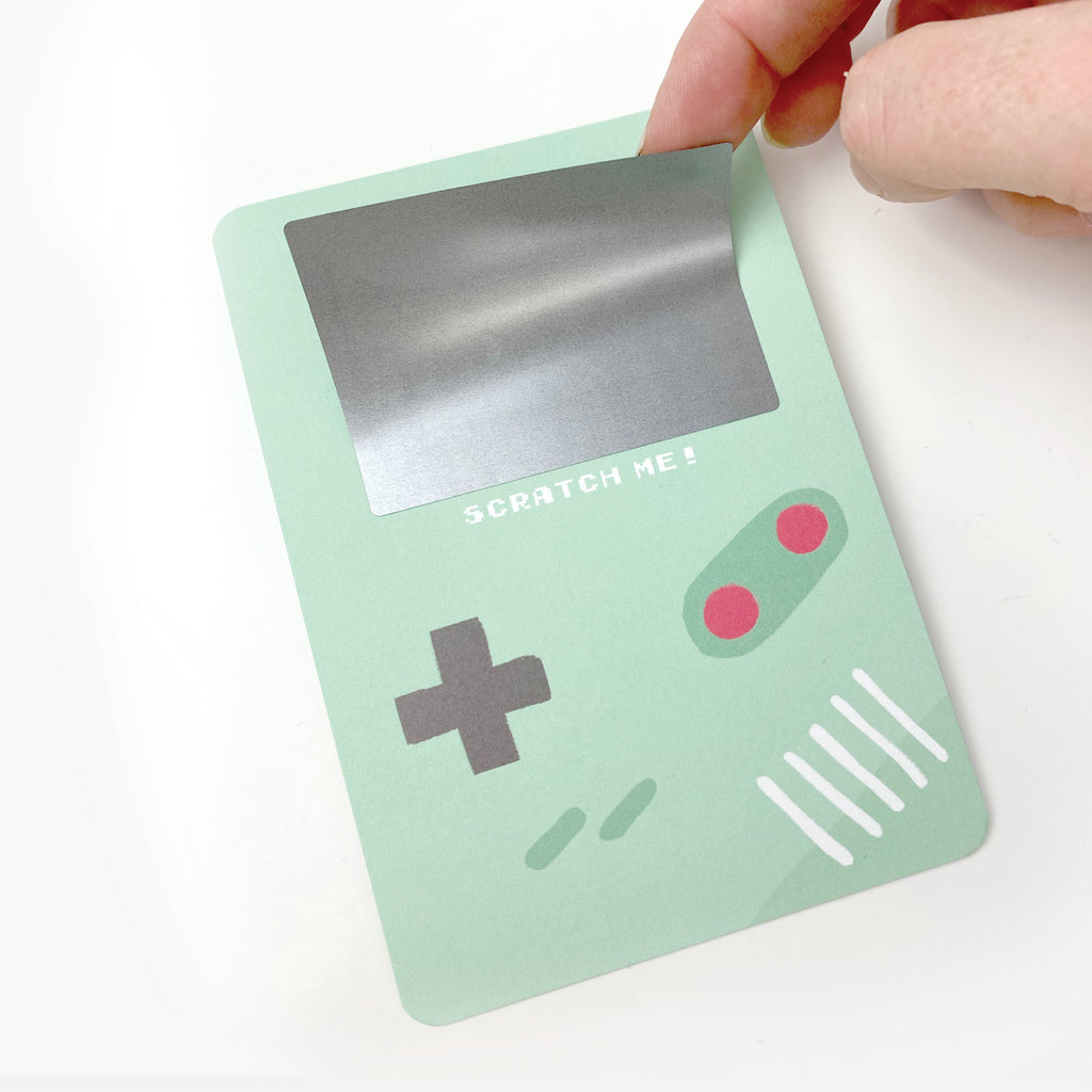 Scratch-off Gamer Valentines - Inklings Paperie