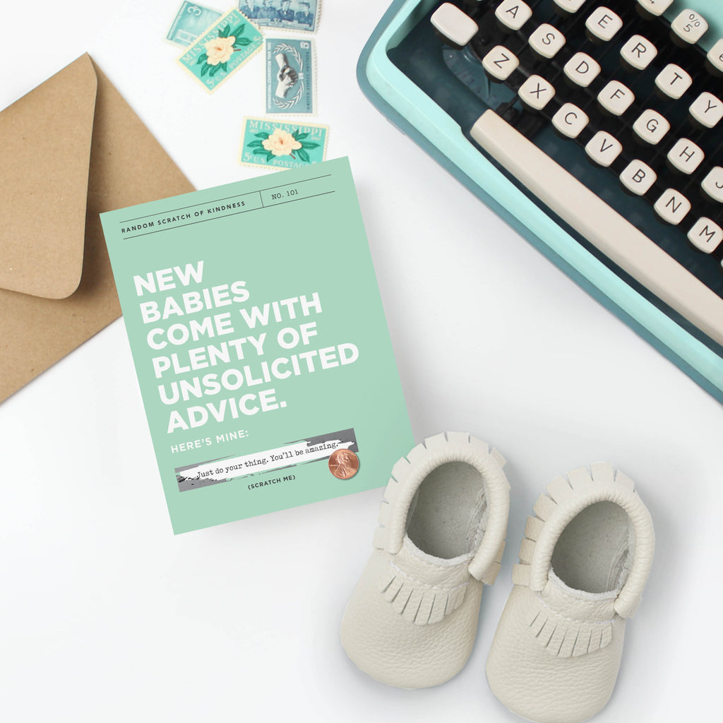 New Babies Scratch-off Card - Inklings Paperie