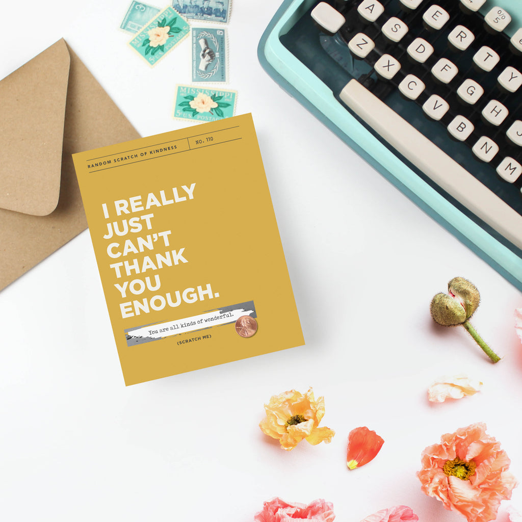 Thank You Scratch-off Card - Inklings Paperie