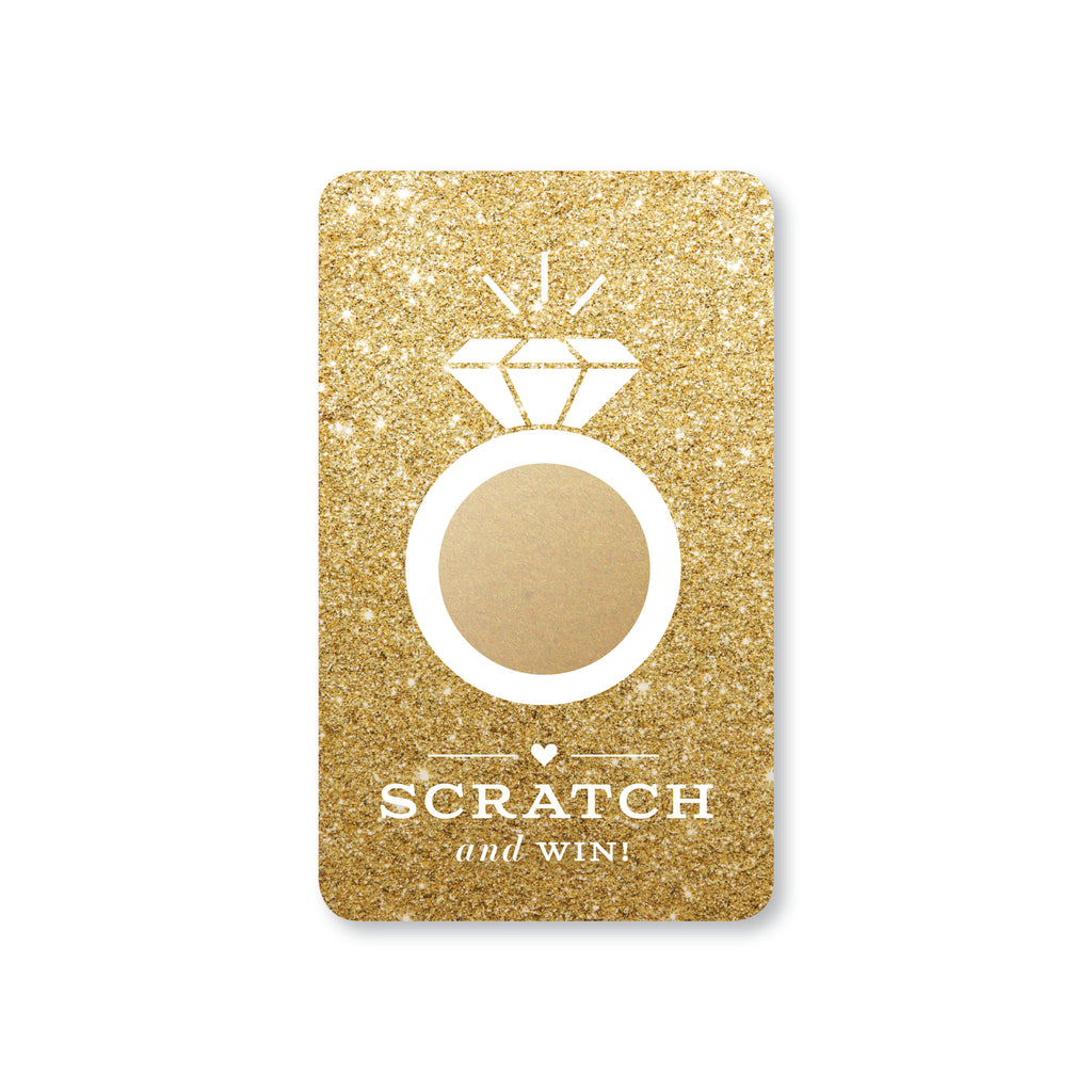 Bridal Scratch-off Game - Gold Glitter - Inklings Paperie