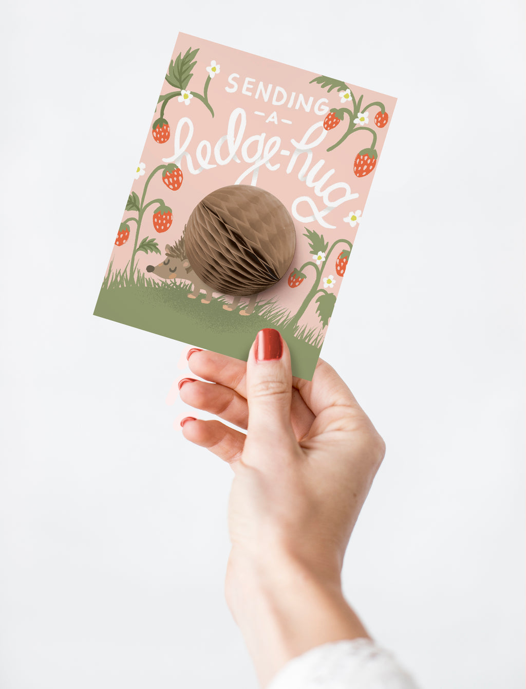 Hedgehog, Animal Card, Love card, Card for Kids, Birthday, Just because, everyday card, Friendship, Get Well, Encouragement 